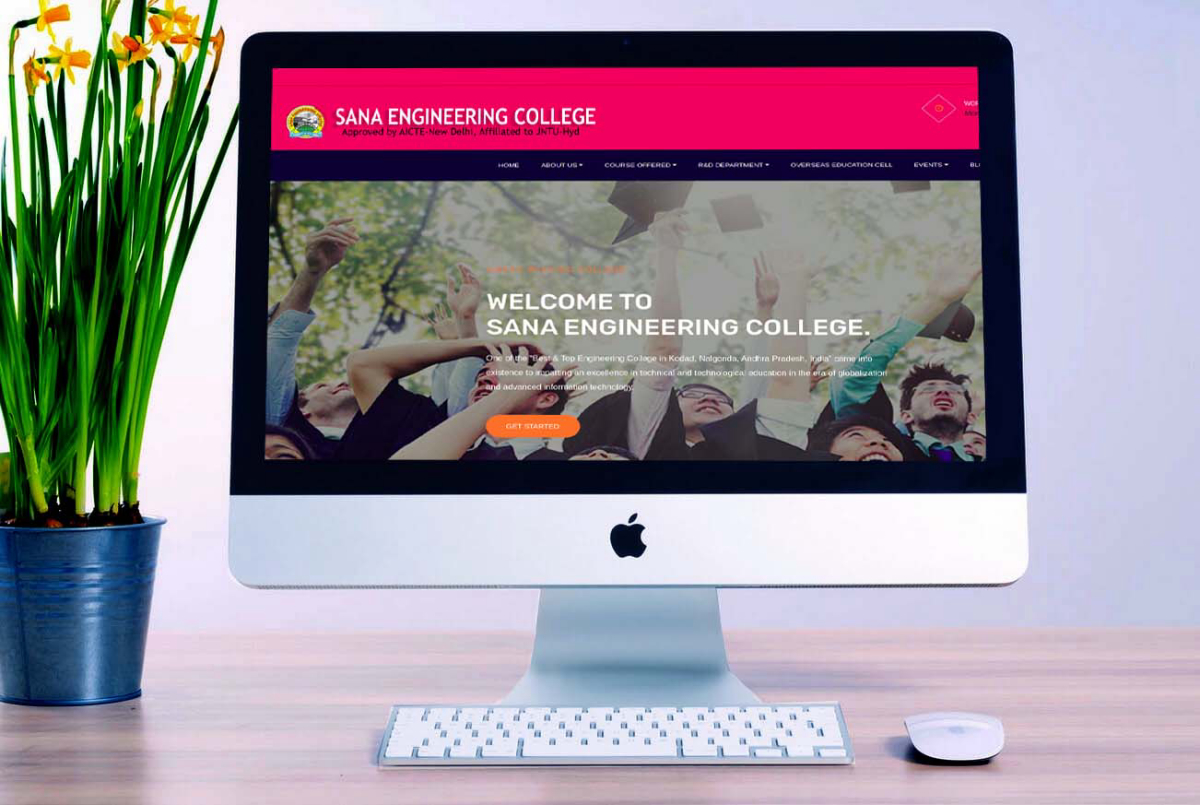 Mobile Friendly Website for Sana Engineering College by Innobuz